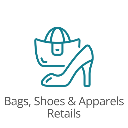 Bags, Shoes & Apparels